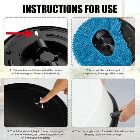 Intelligent Sweeping Robot, Vacuum Cleaner.